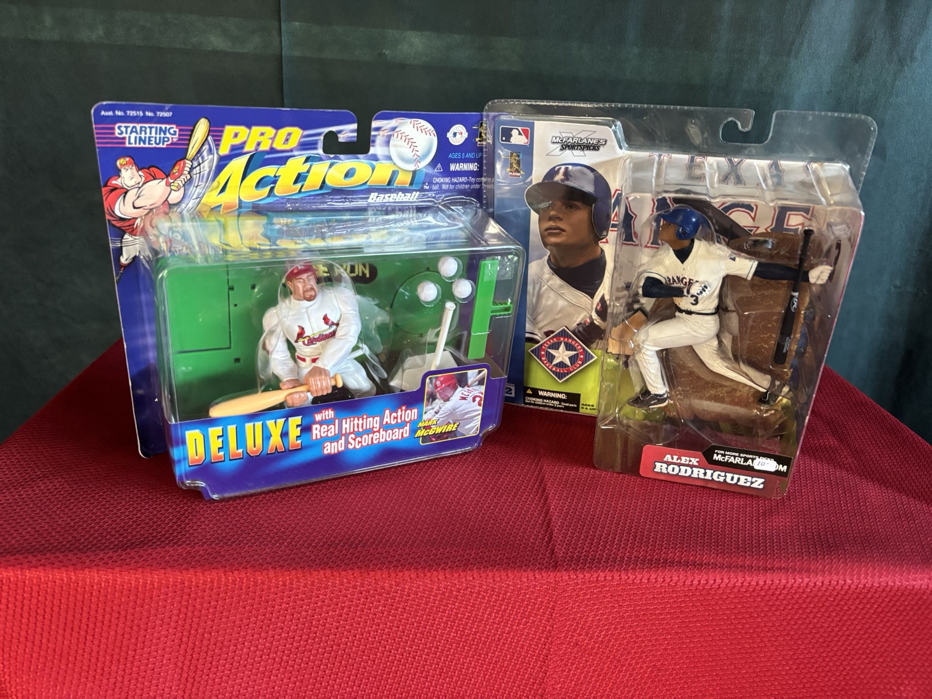 Alex Rodriguez And Mark McGwire Pro-Action Figures