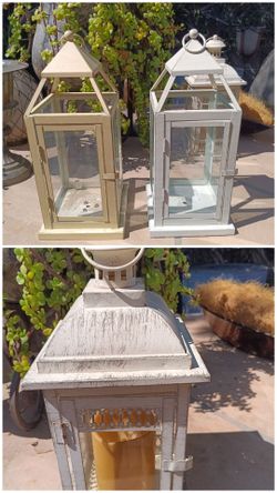 Decorative Metal Lanterns. $10 Each or ALL 3 for $25