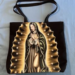 La Virgin De Guadalupe Tote