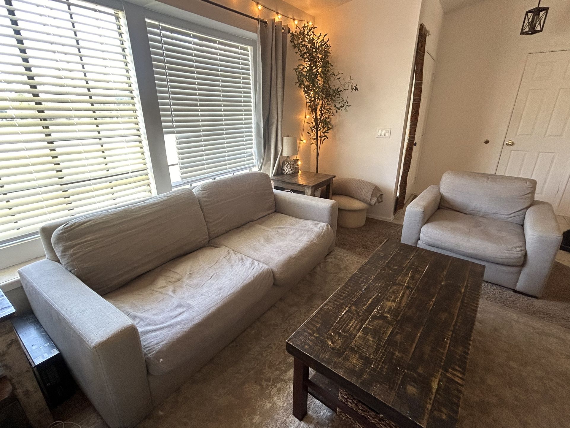 Restoration Hardware Sofa & Loveseat