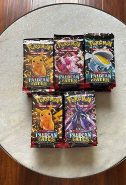 (50) Sealed Booster Packs of Pokemon Paldean Fates (UNDER MARKET)