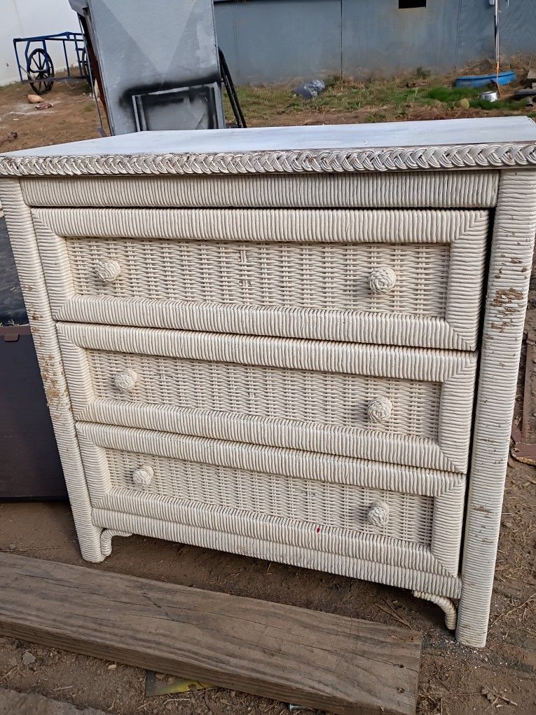 Henry Link Wicker Dresser 