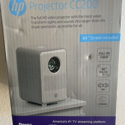 Hp Projector Comes With Roku And Screen 