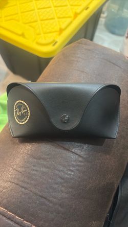 Ray-Ban Black Leather Sunglasses Case only