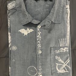 KR3W skateboarding brand Button Down Size S