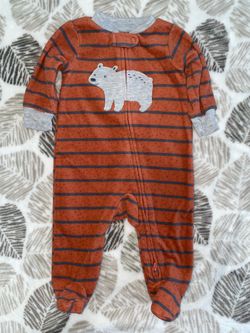Simple Joy 0-3 Months Baby Boy Warm Pj