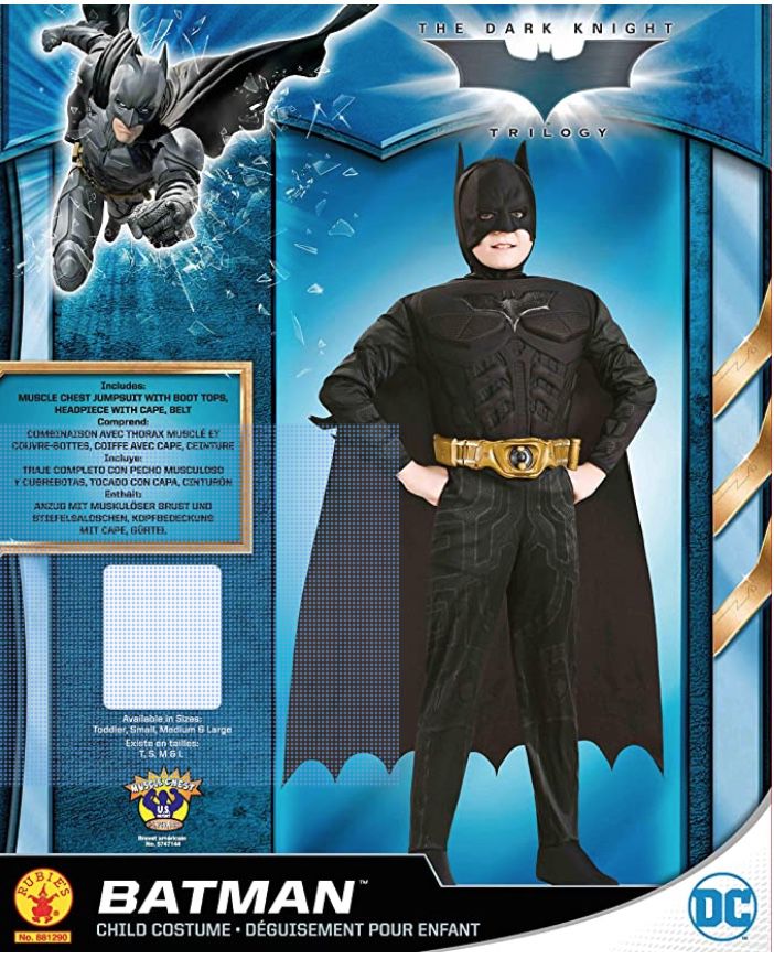 Brand New Batman Costume For Kids (5 to 7 yo)