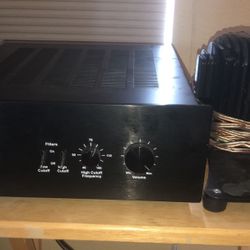 BUTTKICKER BKA1000 4A POWER AMPLIFIER LOW FREQUENCY WITH LFE SHAKER For Surround Sound 4D Effects $250