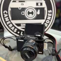 Canon Eos M100 Camera And Lens 