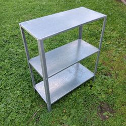 Short Freestanding Metal Shelves