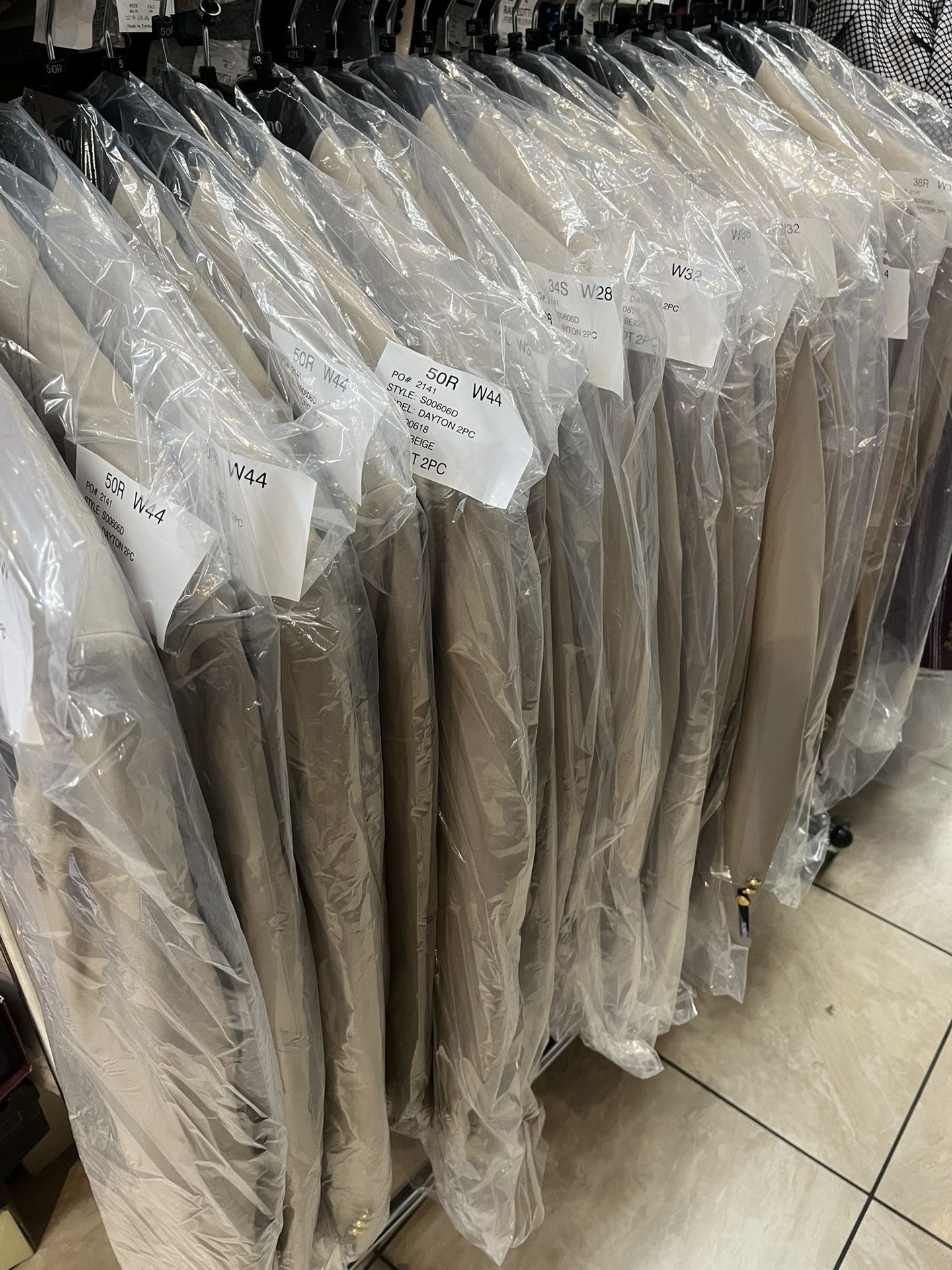 Suit. Double Breasted.   