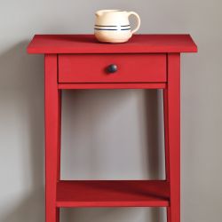❤️Cherry Red End Table/Night stand or Coffee table Has drawer and  BOTTOM Shelf ❤️24 in. W X 28 in. L X 24 in. H❤️ 