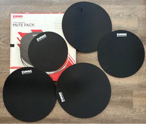 Evans drum mute set—complete