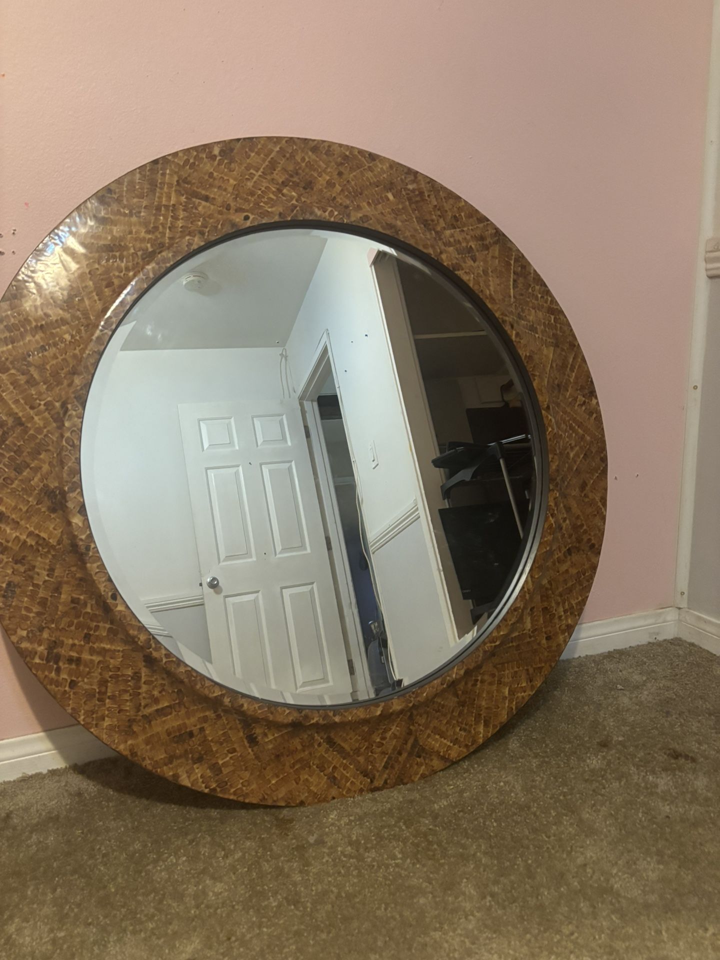 48” Boa Skin Wall Mirror