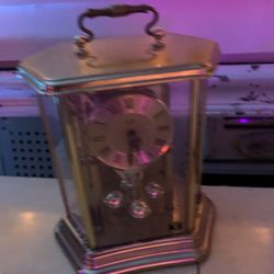 Kundo West Germany Anniversary Mantle Clock Octagonal Style!!!