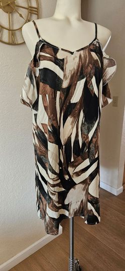 Cold shoulder dress