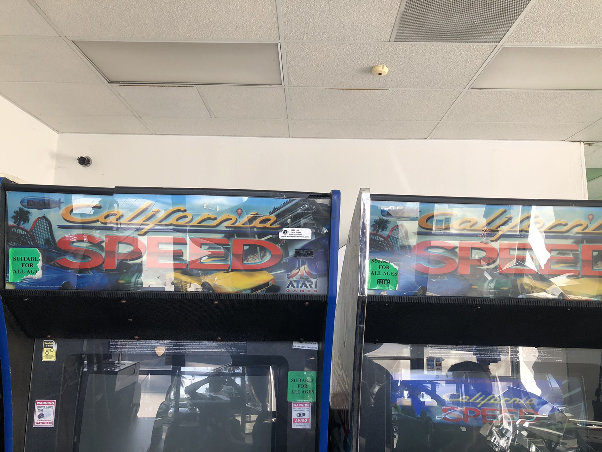 2 California Speed arcade games