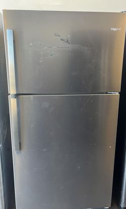 Whirlpool Top Mount Stainless Fridge
