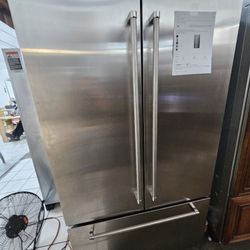 42" KITCHENAID BUILT IN FRENCH DOOR STAINLESS STEEL REFRIGERATOR 