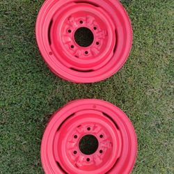 2 chevy rims 30s and 40s