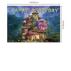 Encanto Party Background 