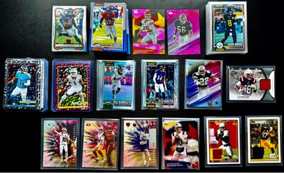2026 Topps Football Lot Bowman Chrome Mojo Refractors Parallels RC Relics