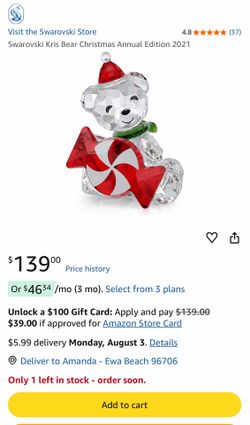 Swarovski Kris Bear Christmas Annual Edition 2021