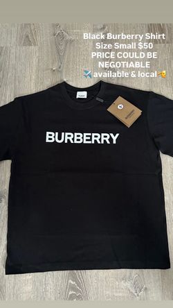 Black Burberry Shirt