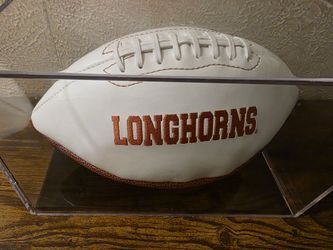 Autographed Texas Longhorns football
