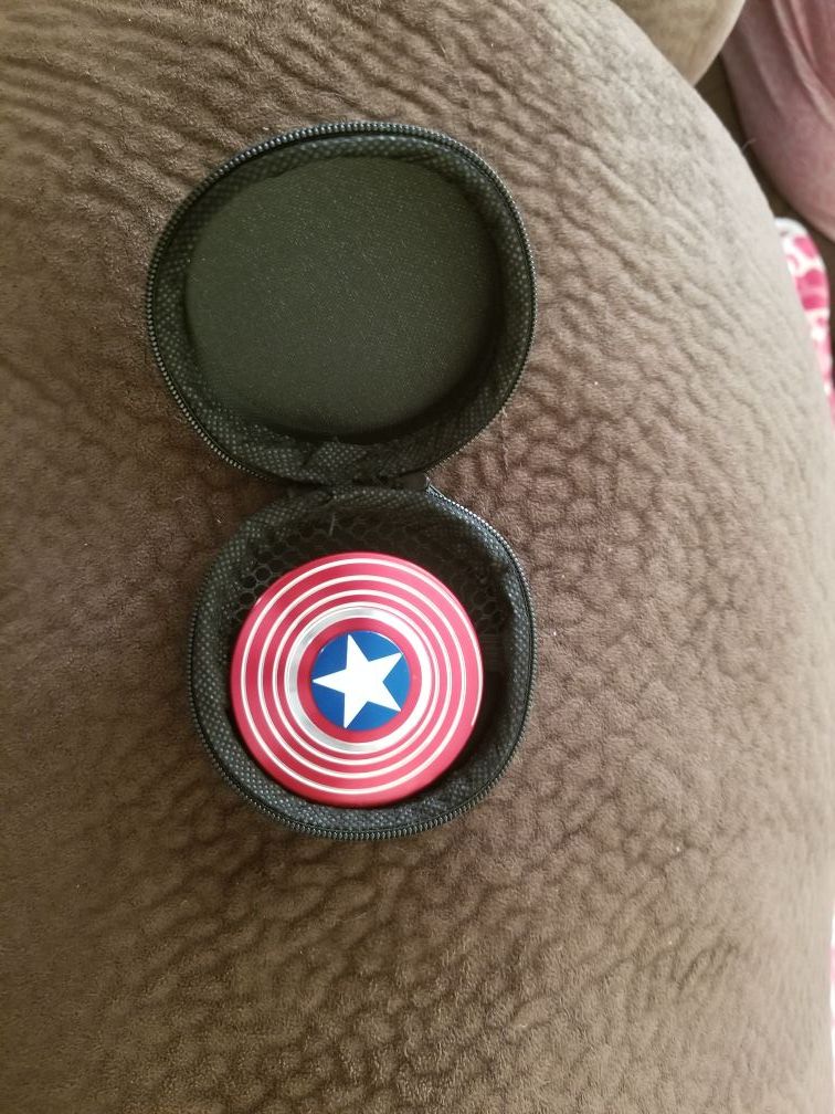 Captain America fidget spinner premium aluminum