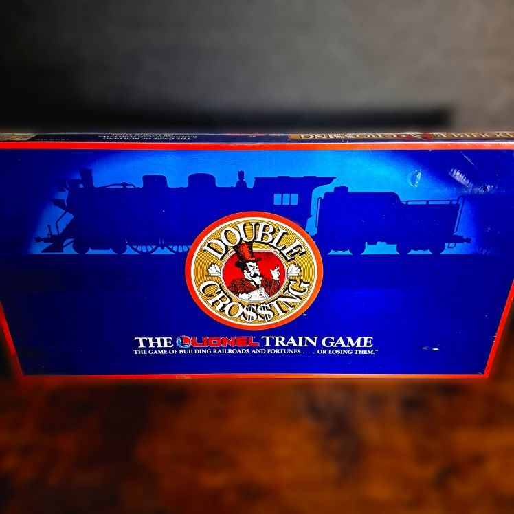 Sealed Lionel Double Crossing Train Game - Vintage Railroad Board Collectible