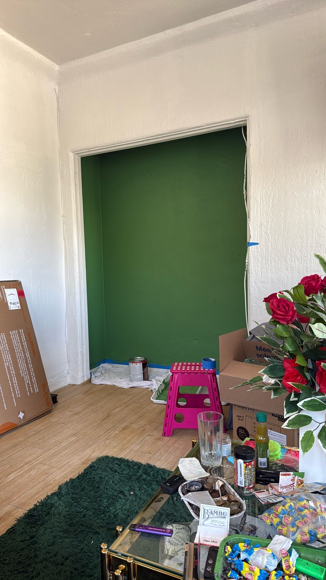 Green paint 