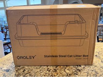 Stainless Steel Cat Litter Box **BRAND NEW**