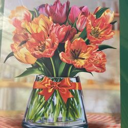 3D paper harmony tulips bouquet 