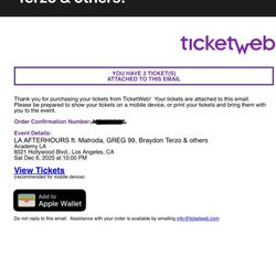 Matroda After Hours Tickets 