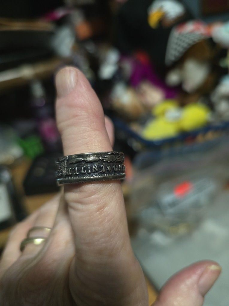 Size 11 Morgan Dollar Ring