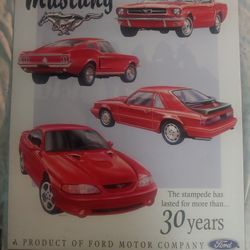 Mustang. Metal Sign