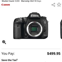 Cannon EOS 7D And Cannon 25-135mm Lens