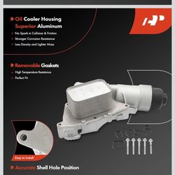 Engine Oil Cooler and Oil Filter 