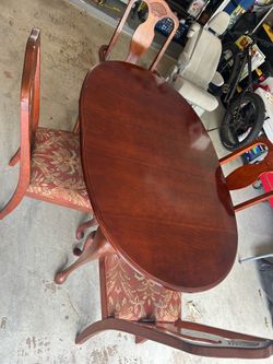 Solid wood dining table