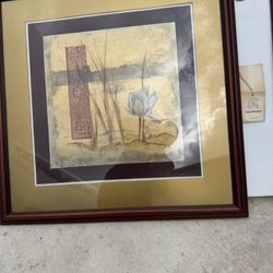 2 Large Framed Wall Art