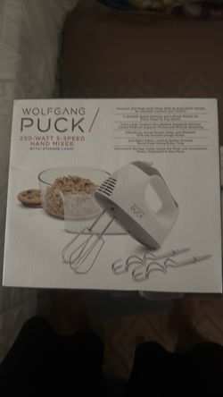 Wolfgang Puck 250-Watt 5-Speed Hand Mixer