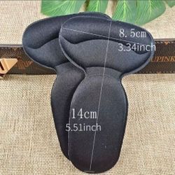 Black Heel Cushion Insole Pad