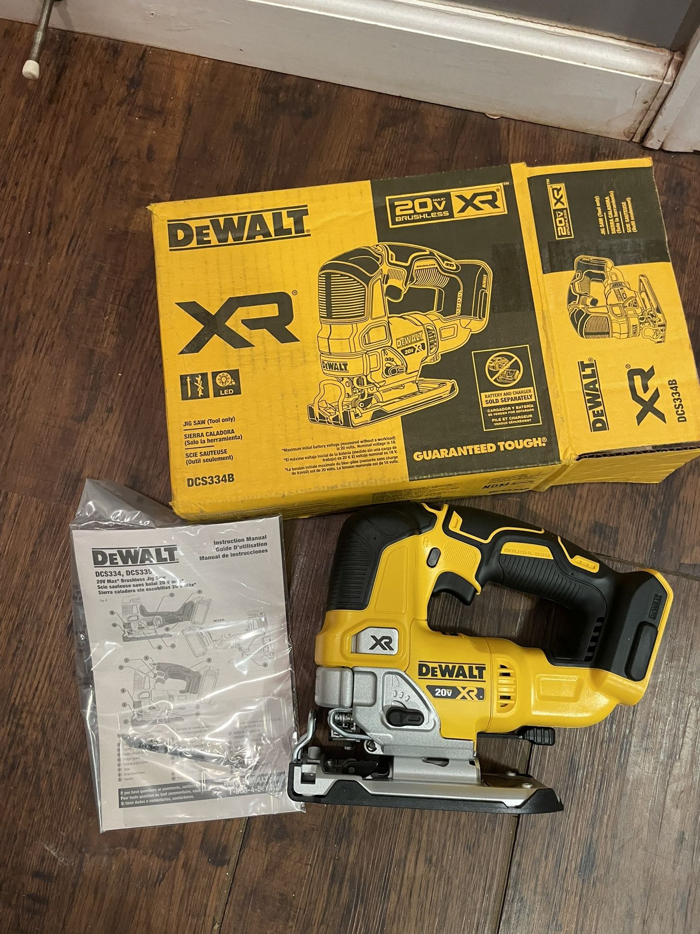 New DeWalt XR Jigsaw
