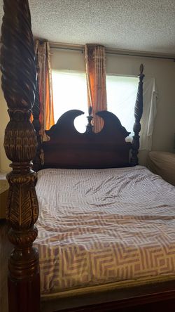 Antique bed frame