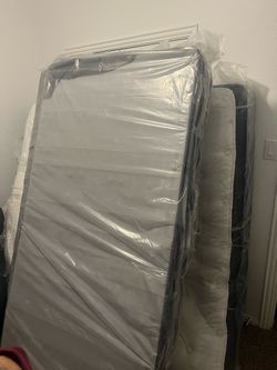 King size mattress and box spring