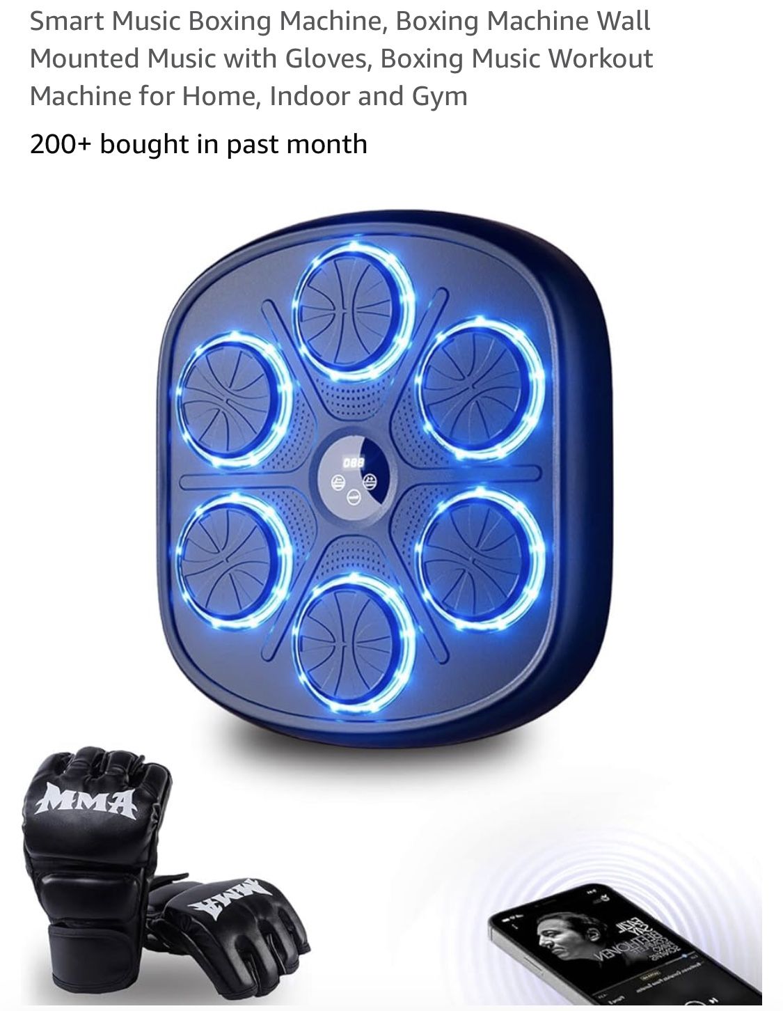 Smart music boxing machine