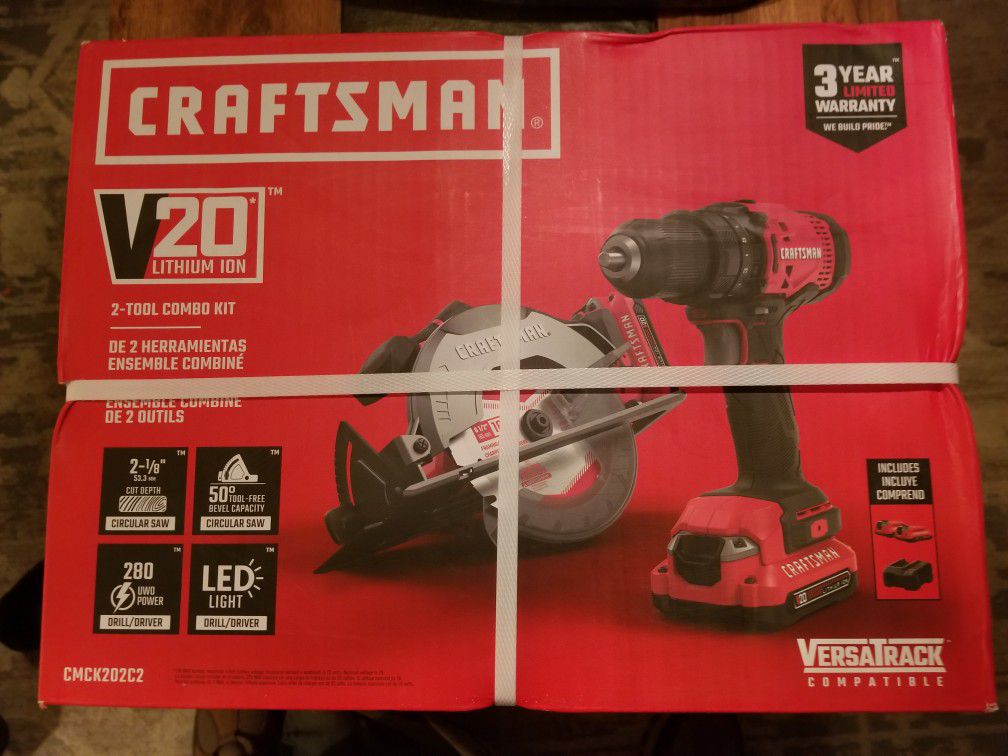 Craftsman 20v Circular saw And  Drill driver Combo  Kit