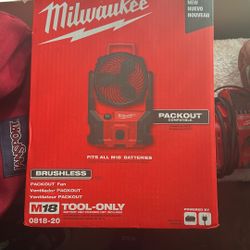 Milwaukee  Job side Fan 