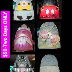 Mini Backpack-Loungefly Disney HARD TAGS ($50- Two Days Deal Only)